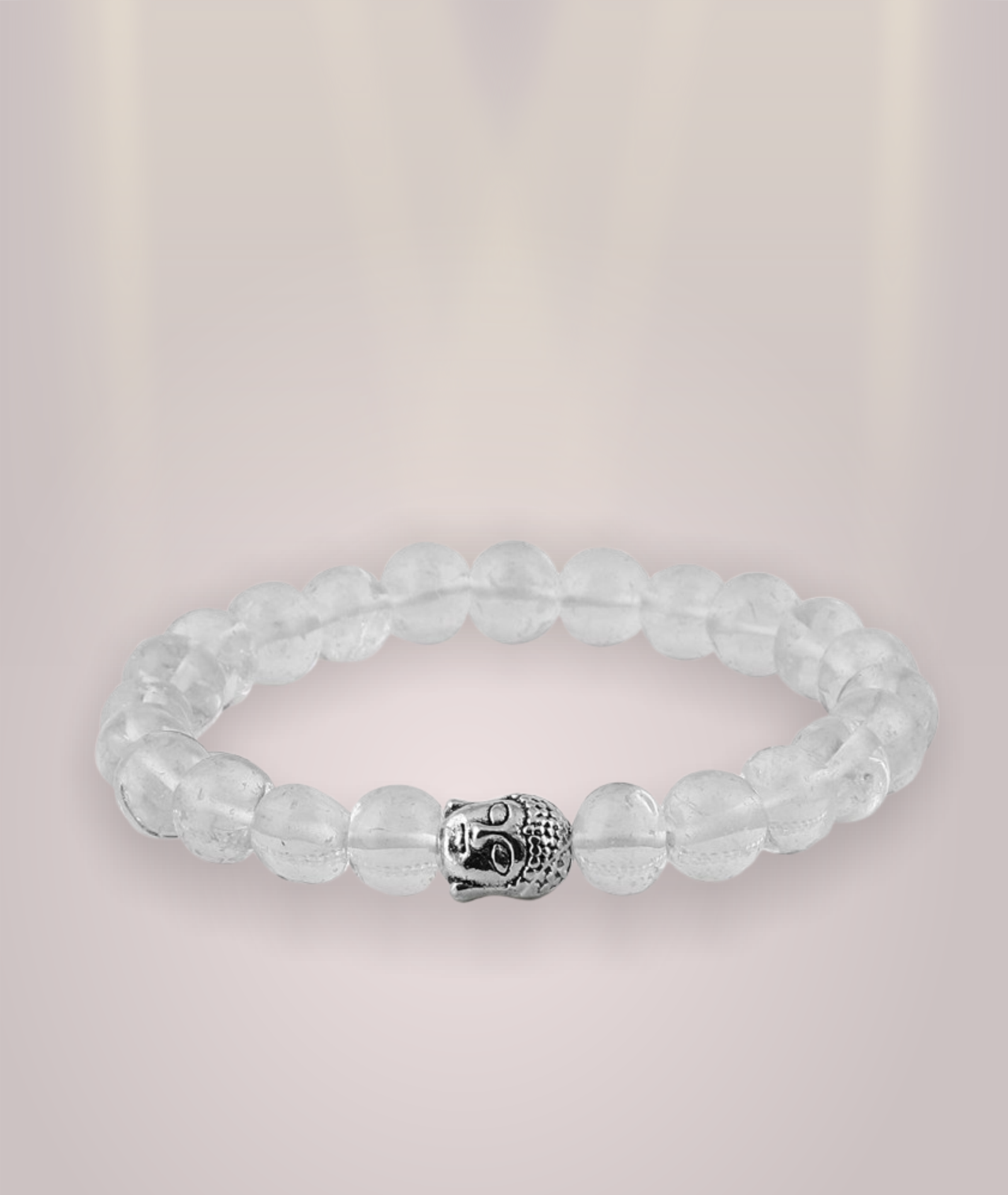 Clear quartz 8MM buddha